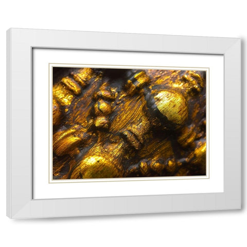 Frame Pic III White Modern Wood Framed Art Print with Double Matting by Grayscale
