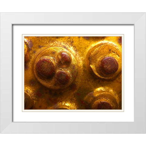 Frame Pic VII White Modern Wood Framed Art Print with Double Matting by Grayscale