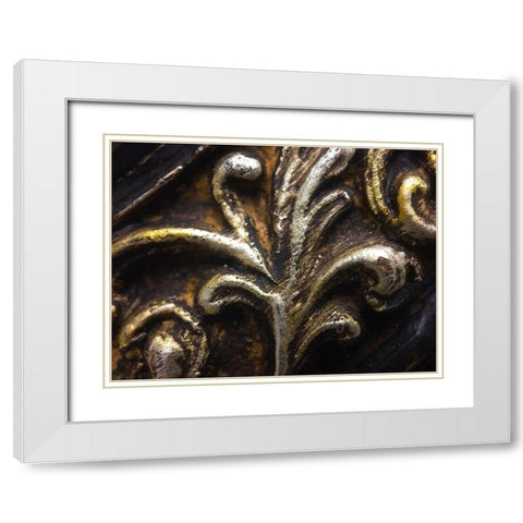 Frame Pic XII White Modern Wood Framed Art Print with Double Matting by Grayscale