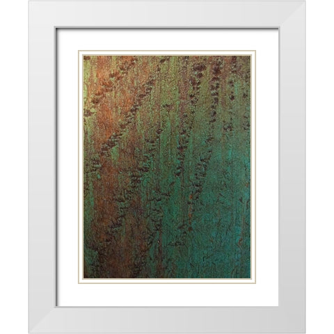 Painted Wood Panel III White Modern Wood Framed Art Print with Double Matting by Grayscale