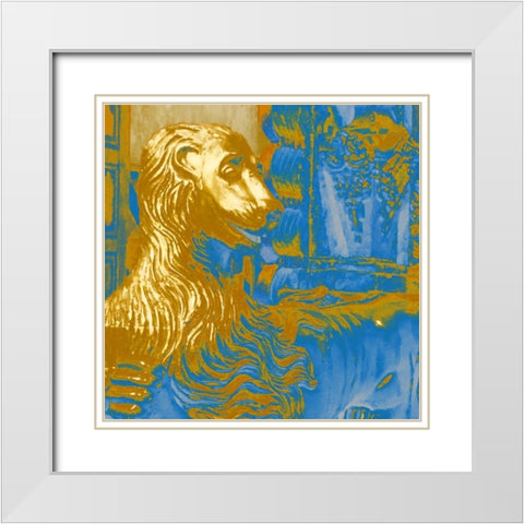 San Xavier Del Bac: Giffordâ€™s Lion White Modern Wood Framed Art Print with Double Matting by Popcorn