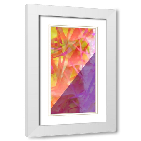 Wayfinder A White Modern Wood Framed Art Print with Double Matting by Popcorn