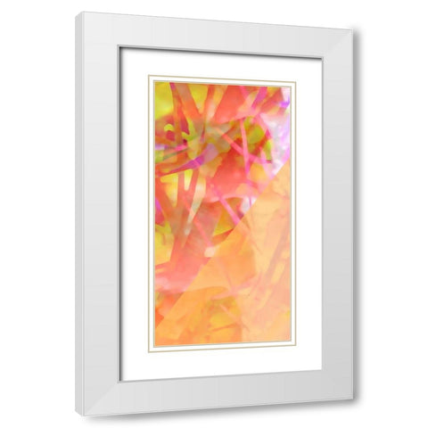 Wayfinder B White Modern Wood Framed Art Print with Double Matting by Popcorn