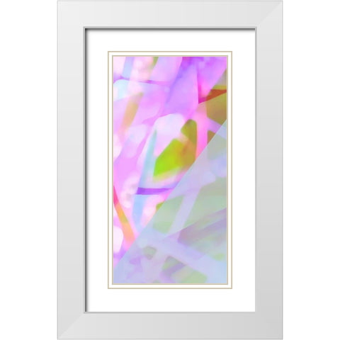 Wayfinder D White Modern Wood Framed Art Print with Double Matting by Popcorn