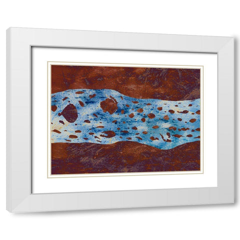 Cholla Stylized II White Modern Wood Framed Art Print with Double Matting by Tenoever, William