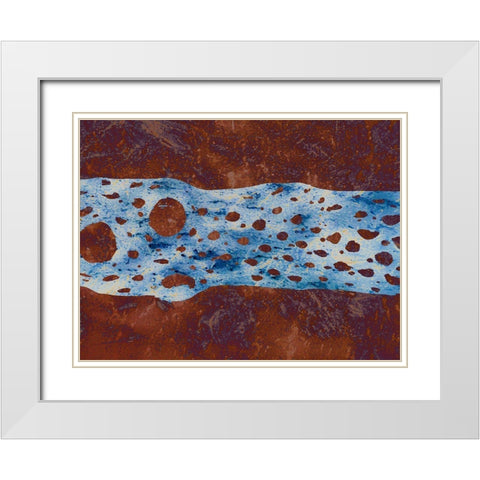Cholla Stylized III White Modern Wood Framed Art Print with Double Matting by Tenoever, William