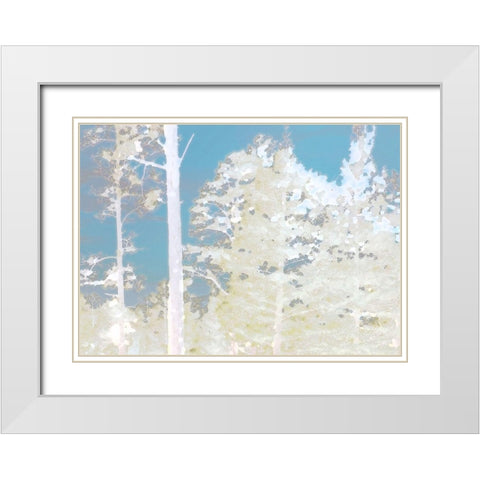 Cool Wood 3 White Modern Wood Framed Art Print with Double Matting by Tenoever, William
