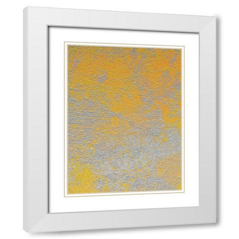 Liken White Modern Wood Framed Art Print with Double Matting by Tenoever, William