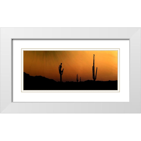 CopperSkies White Modern Wood Framed Art Print with Double Matting by Tenoever, William