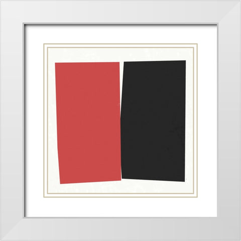 NextWeMeet White Modern Wood Framed Art Print with Double Matting by Tenoever, William