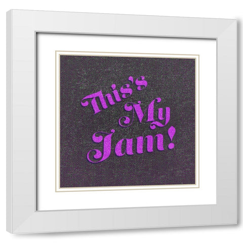 ThisIsMyJam! White Modern Wood Framed Art Print with Double Matting by Tenoever, William