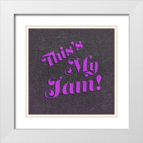 ThisIsMyJam! White Modern Wood Framed Art Print with Double Matting by Tenoever, William