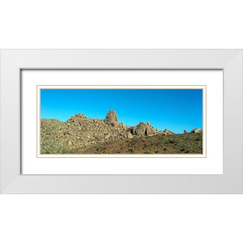 Tomâ€™s Thumb White Modern Wood Framed Art Print with Double Matting by Popcorn