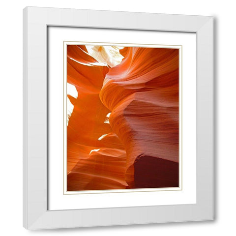 Antelope Canyon IV White Modern Wood Framed Art Print with Double Matting by Popcorn