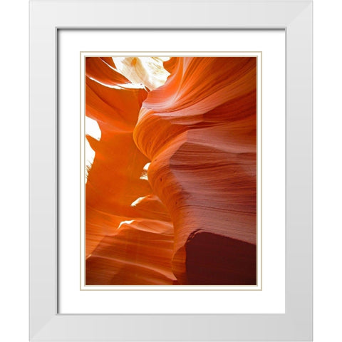 Antelope Canyon IV White Modern Wood Framed Art Print with Double Matting by Popcorn
