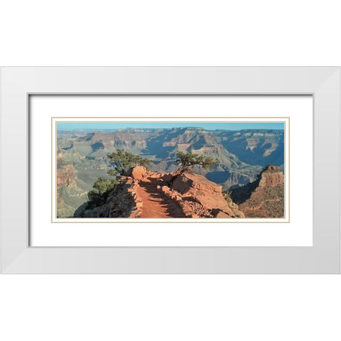 Grand Canyon 11: South Kaibab I White Modern Wood Framed Art Print with Double Matting by Popcorn
