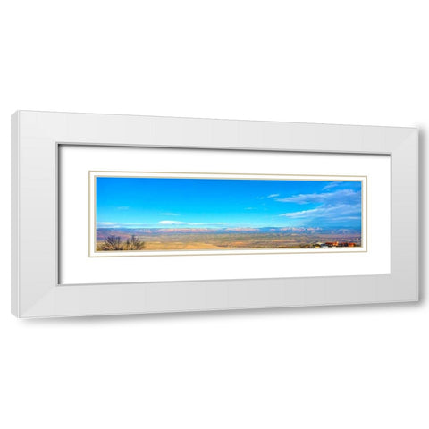 Verde Valley from Jerome White Modern Wood Framed Art Print with Double Matting by Popcorn