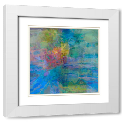 Geometric III White Modern Wood Framed Art Print with Double Matting by Tienhaara, Michael