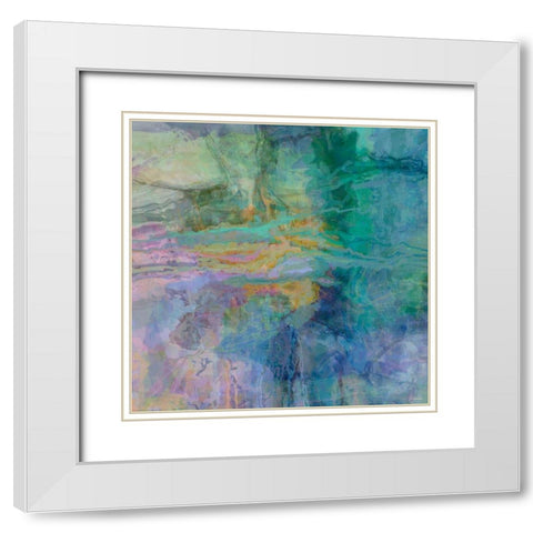 Geometric IV White Modern Wood Framed Art Print with Double Matting by Tienhaara, Michael