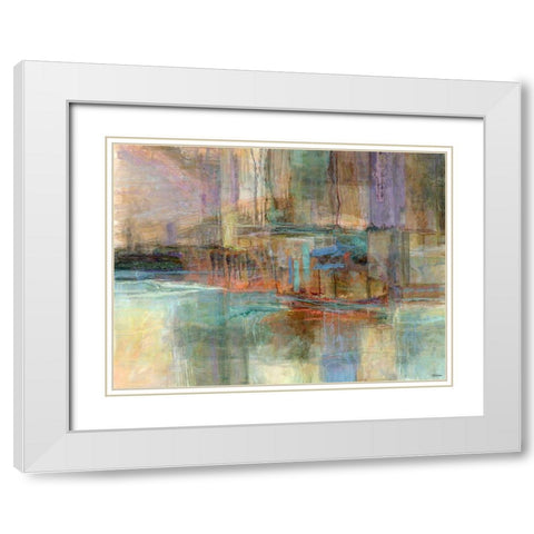 Emergence VI White Modern Wood Framed Art Print with Double Matting by Tienhaara, Michael