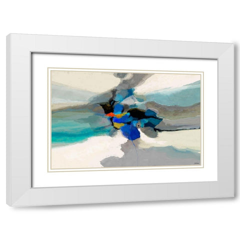 Cumulus I White Modern Wood Framed Art Print with Double Matting by Tienhaara, Michael