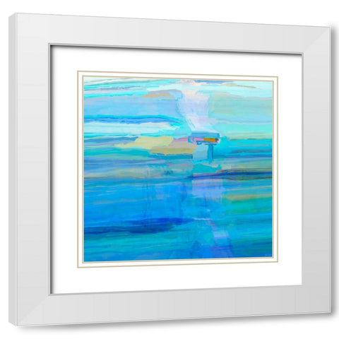 Dreams II White Modern Wood Framed Art Print with Double Matting by Tienhaara, Michael