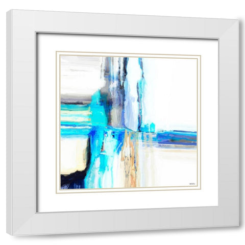 Dynasty VI White Modern Wood Framed Art Print with Double Matting by Tienhaara, Michael