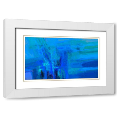 Mood Shift I White Modern Wood Framed Art Print with Double Matting by Tienhaara, Michael