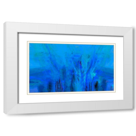 Mood Shift II White Modern Wood Framed Art Print with Double Matting by Tienhaara, Michael