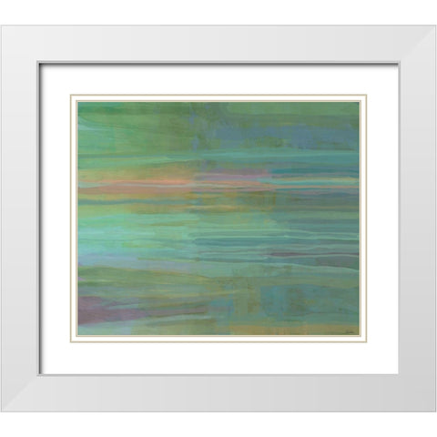 Passive I White Modern Wood Framed Art Print with Double Matting by Tienhaara, Michael