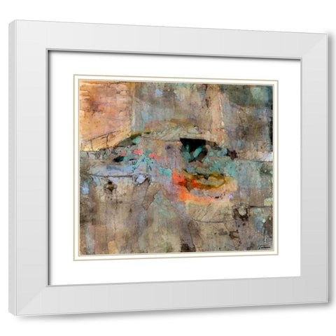 Reflective I WC V I White Modern Wood Framed Art Print with Double Matting by Tienhaara, Michael