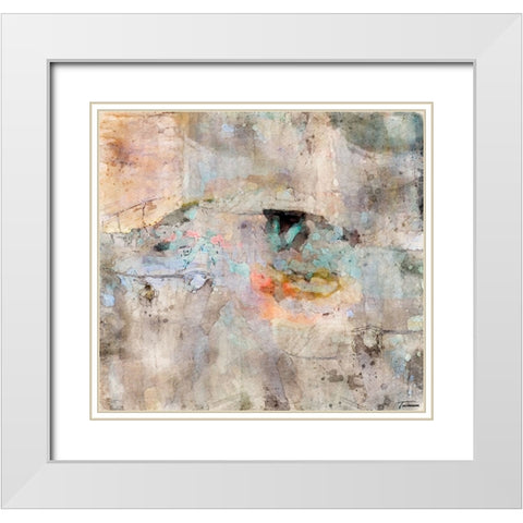 Reflective I WC V II White Modern Wood Framed Art Print with Double Matting by Tienhaara, Michael