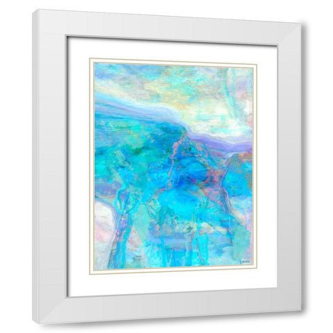 Derivative II White Modern Wood Framed Art Print with Double Matting by Tienhaara, Michael