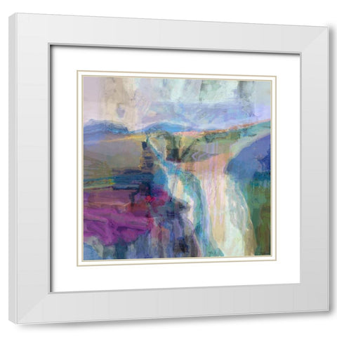 Grandeur I White Modern Wood Framed Art Print with Double Matting by Tienhaara, Michael