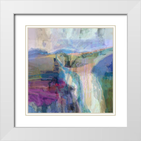 Grandeur I White Modern Wood Framed Art Print with Double Matting by Tienhaara, Michael