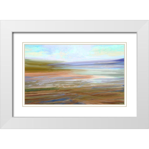 Forever I White Modern Wood Framed Art Print with Double Matting by Tienhaara, Michael