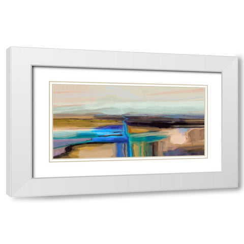 Formation IV White Modern Wood Framed Art Print with Double Matting by Tienhaara, Michael