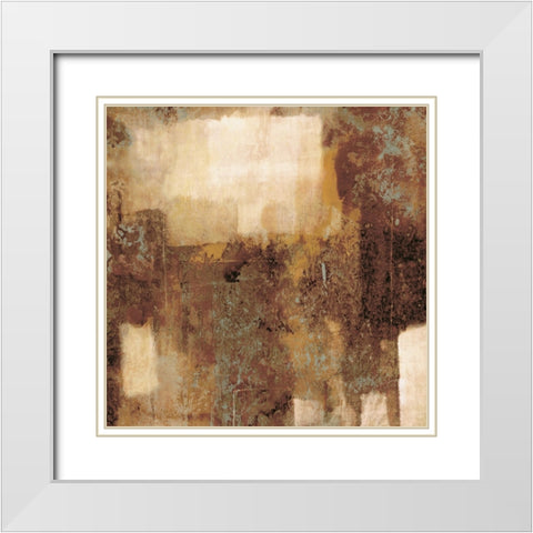 Shining Through II White Modern Wood Framed Art Print with Double Matting by Davidson, Aimee