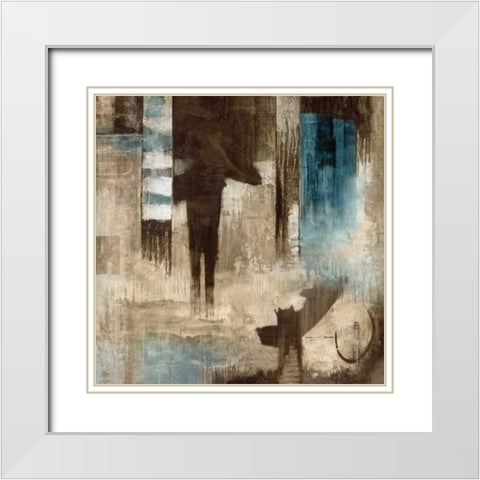 Force of Nature White Modern Wood Framed Art Print with Double Matting by Edwards, Alex