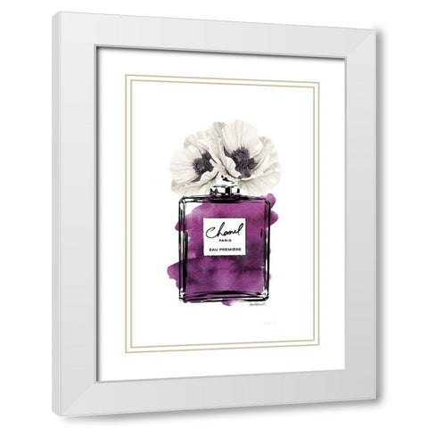 Black Bottle Purple  White Modern Wood Framed Art Print with Double Matting by Greenwood, Amanda