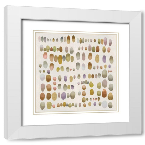 Playful Naturally I White Modern Wood Framed Art Print with Double Matting by Perry, Angela