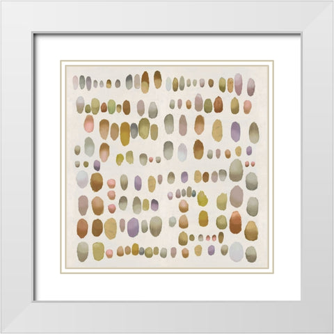 Playful Naturally I White Modern Wood Framed Art Print with Double Matting by Perry, Angela
