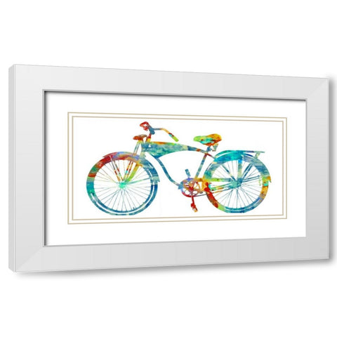 Cruiser III White Modern Wood Framed Art Print with Double Matting by Wade, Amanda