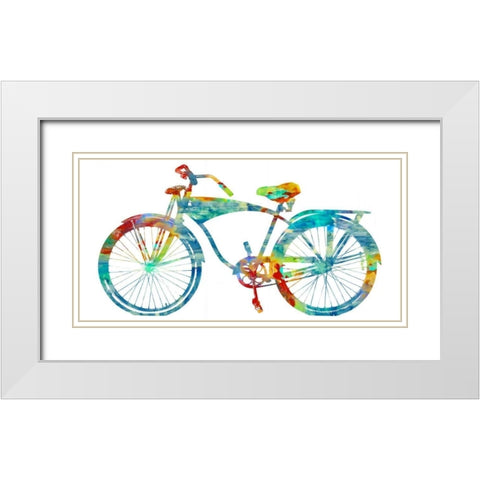 Cruiser III White Modern Wood Framed Art Print with Double Matting by Wade, Amanda