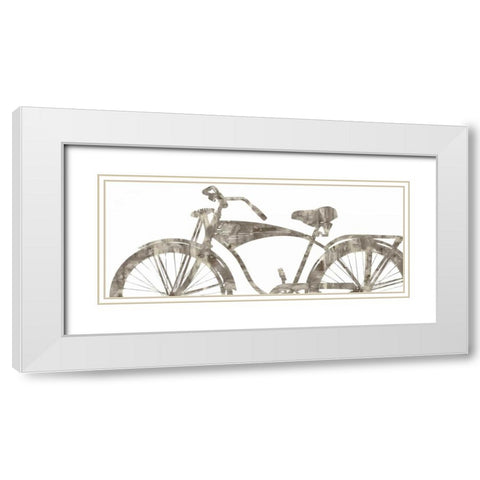 Cruiser IV White Modern Wood Framed Art Print with Double Matting by Wade, Amanda