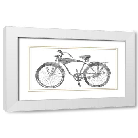 Cruiser V White Modern Wood Framed Art Print with Double Matting by Wade, Amanda