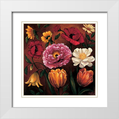 Abundance I White Modern Wood Framed Art Print with Double Matting by Francis, Brian