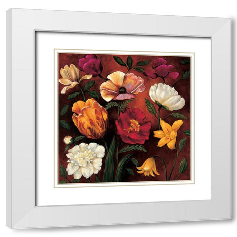 Abundance II White Modern Wood Framed Art Print with Double Matting by Francis, Brian