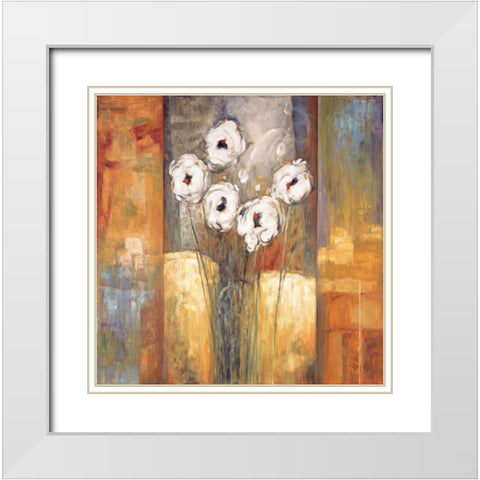 Getting Together II White Modern Wood Framed Art Print with Double Matting by Francis, Brian