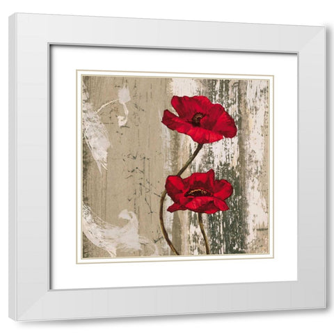 Take Two II White Modern Wood Framed Art Print with Double Matting by Francis, Brian
